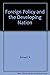 Foreign policy and the developing nation
