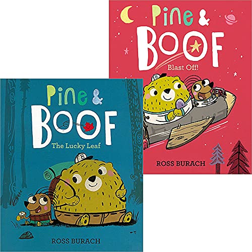 ** Pine & Boof Blast Off! & Pine & Boof The Lucky Leaf ** (2 Book Set) Paperback