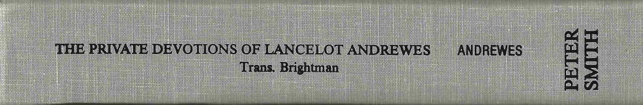Private Devotions of Lancelot Andrewes (Hardcover)