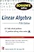 Schaum's Outline of Linear Algebra, 5th Edition: 612 Solved Problems + 25 Videos (Schaum's Outlines) by Seymour Lipschutz (2013-01-01)