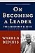 On Becoming a Leader by Bennis, Warren 4th (fourth) , Four (2009) Paperback