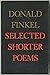 Selected shorter poems