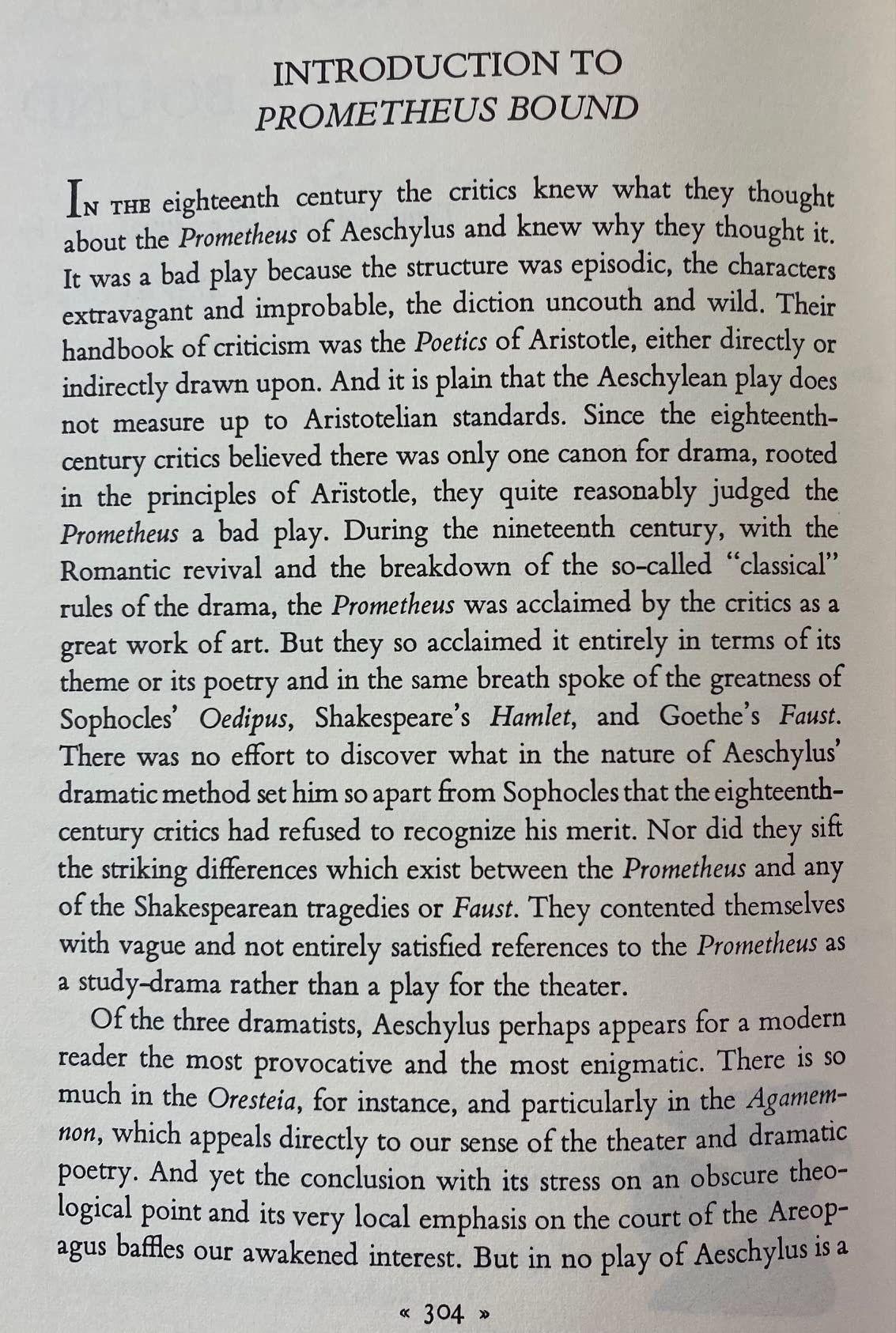 Aeschylus Volume I