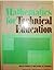 Mathematics for Technical Education