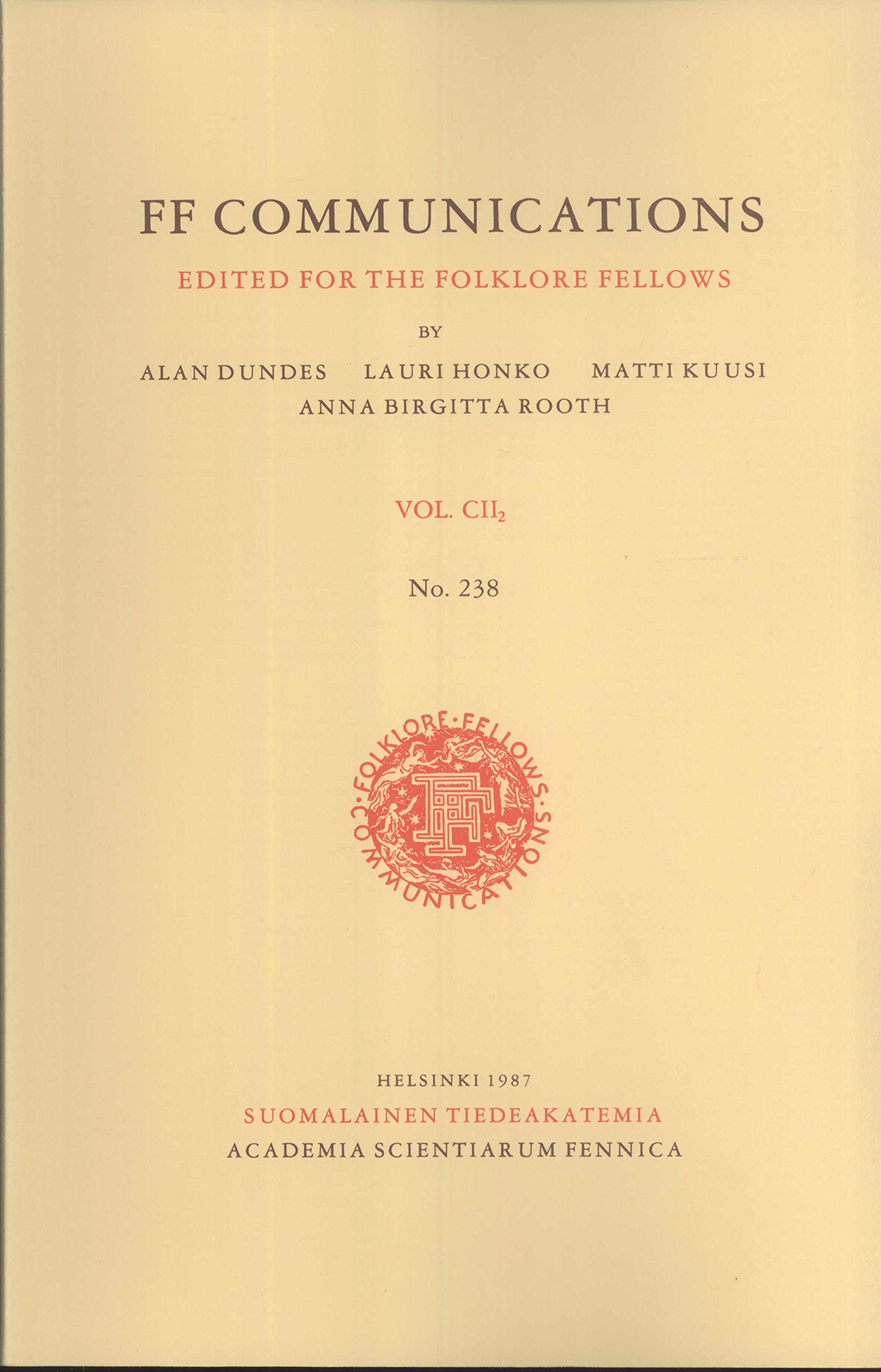 A tale-type index of Australian Aboriginal oral narratives. (FF Communications No. 238).