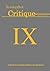 Arsskriftet Critique IX (Danish Edition)