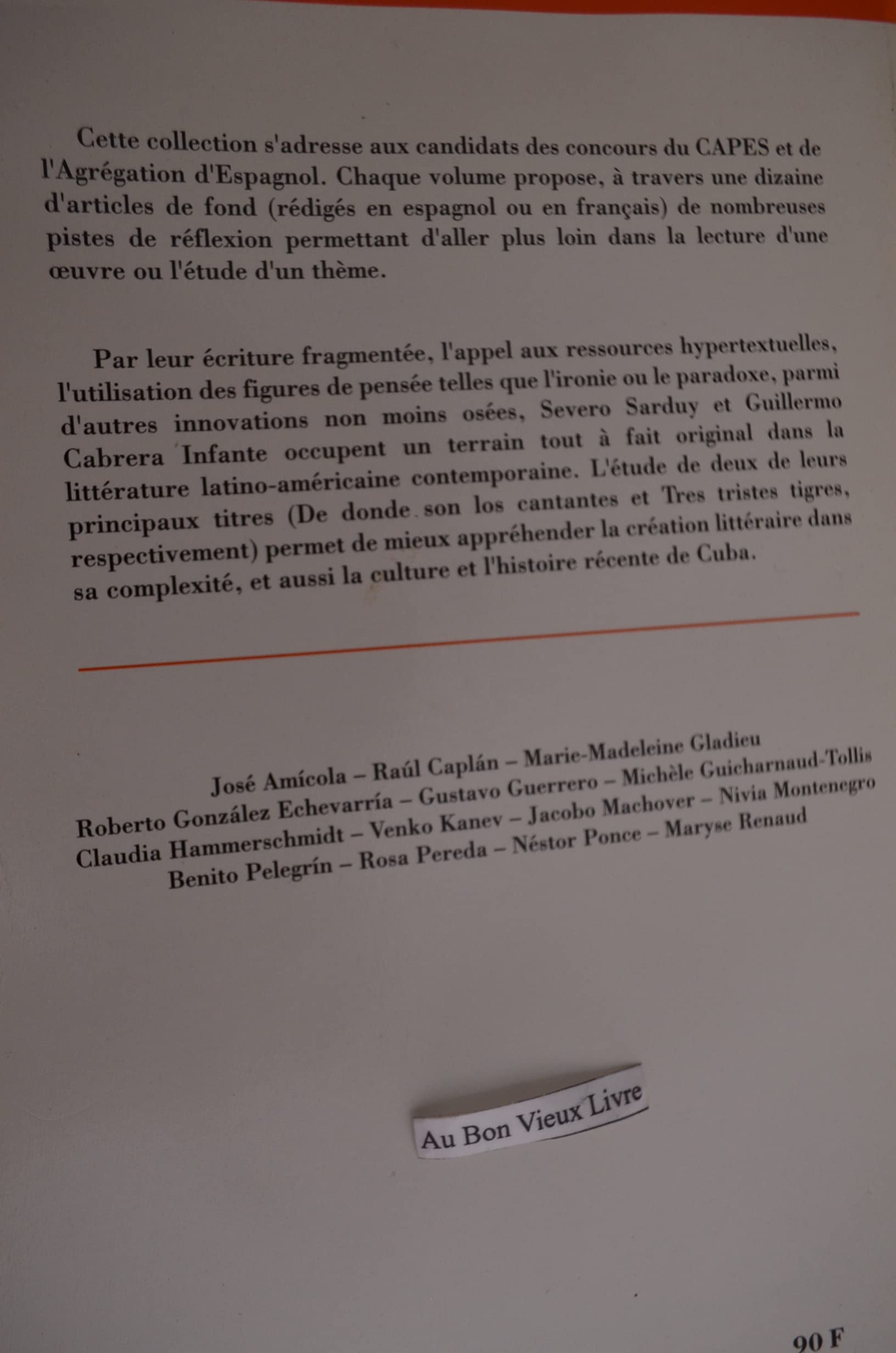 AMERICA, NO 20. LE NEO-BAROQUE CUBAIN (Paperback)