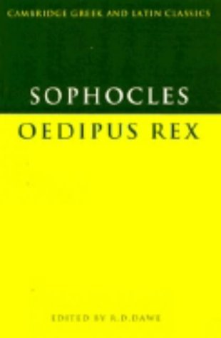 Sophocles: Oedipus Rex (Cambridge Greek and Latin Classics) by Sophocles (1982-10-28)