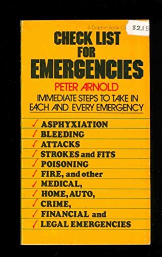 Check list for emergencies (Paperback)