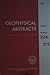 Geophysical Abstracts Index...