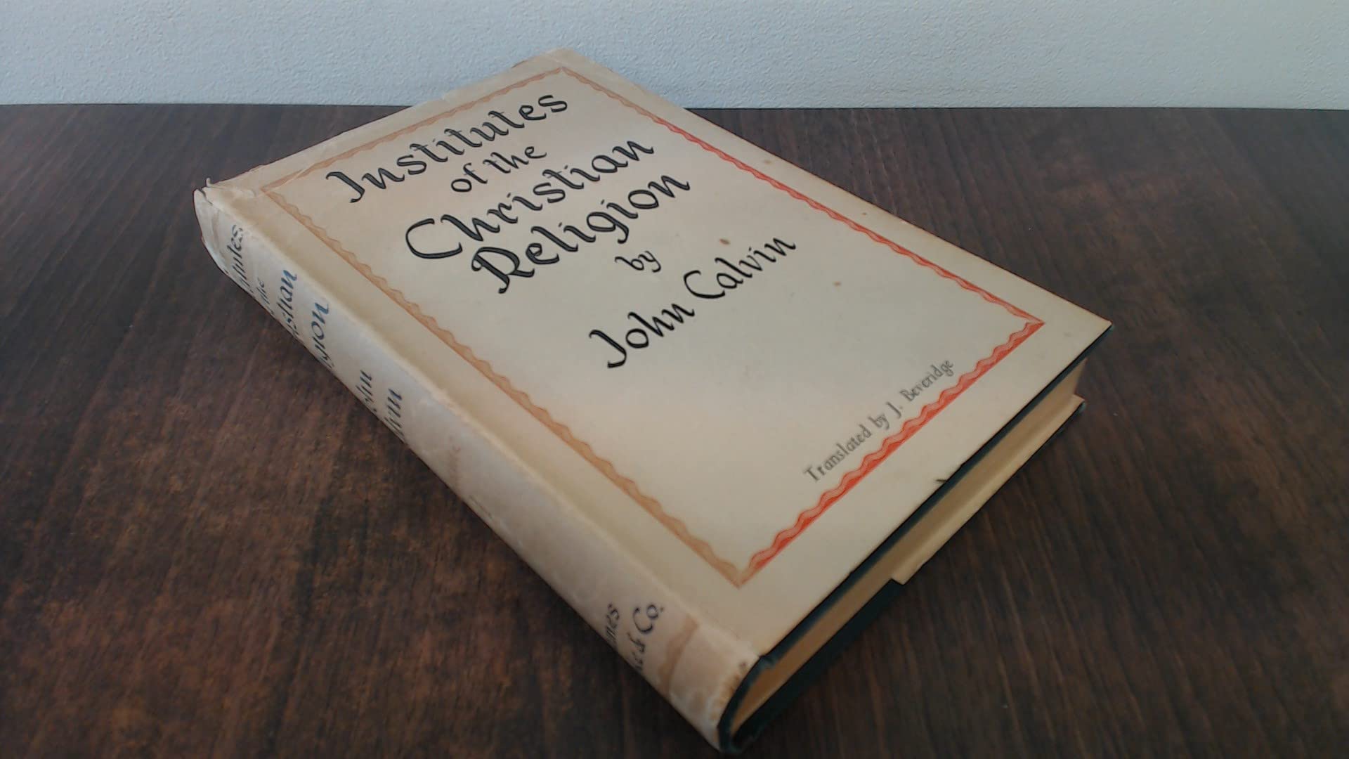 Institutes of the Christian religion