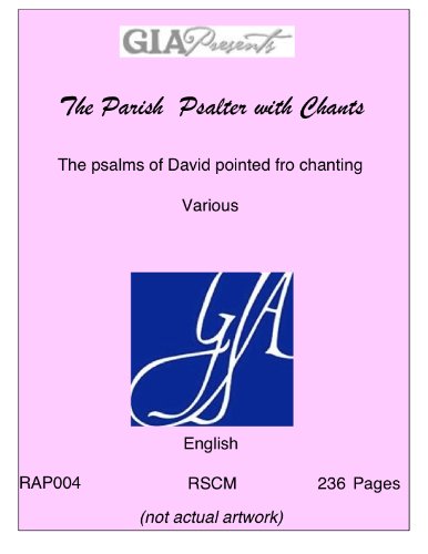 The Parish Psalter with Chants (Hardcover)