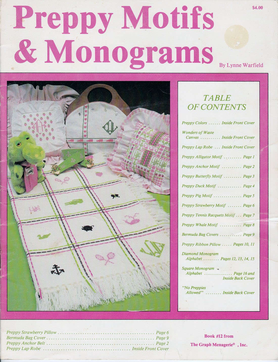 Preppy Motifs & Monograms (Paperback)