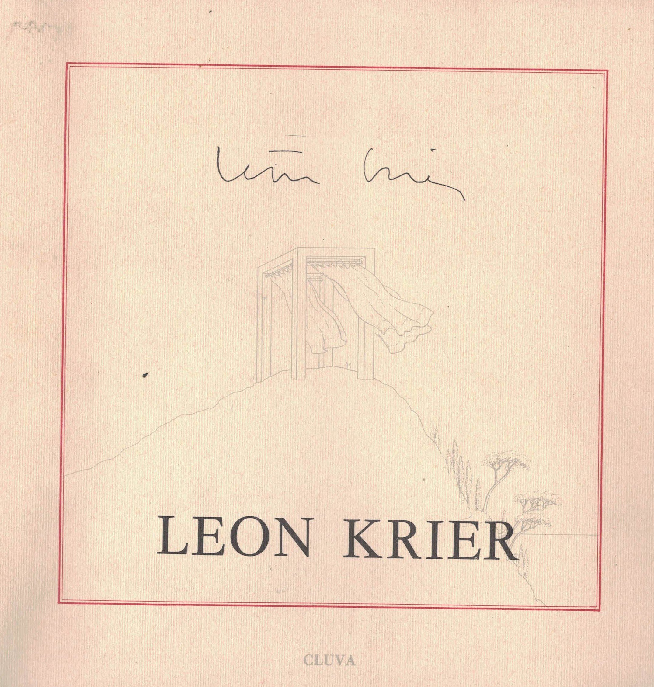Léon Krier : La Ricostruzione Della Città Europea (Paperback)