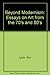 Beyond Modernism: Essays on Art from the 70's and 80's by Kim Levin (1989-04-01)