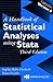 Handbook of Statistical Analyses Using Stata, Third Edition by Brian S. Everitt (2003-12-23)