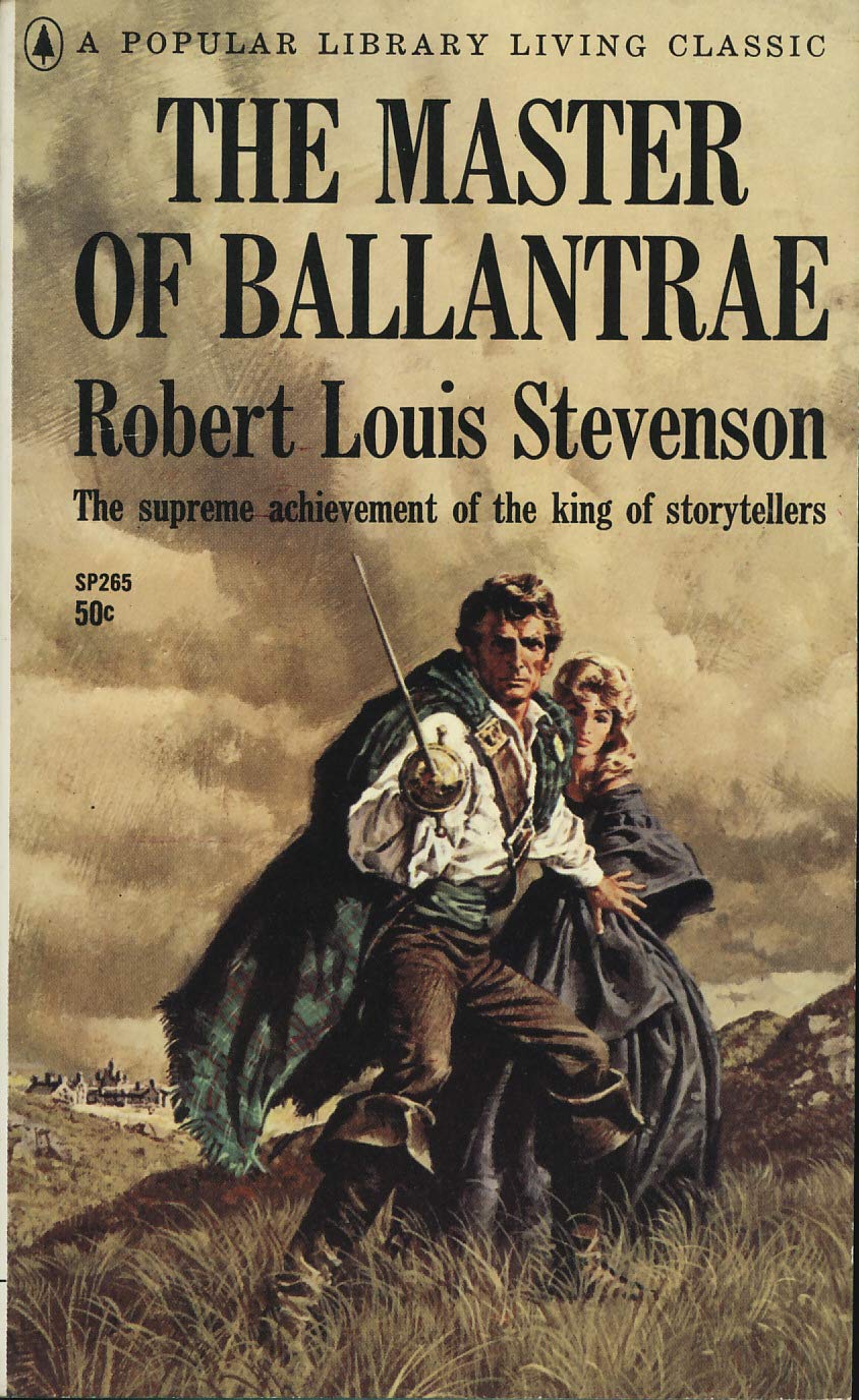 The Master of Ballantrae,1964 popular library,paperback.