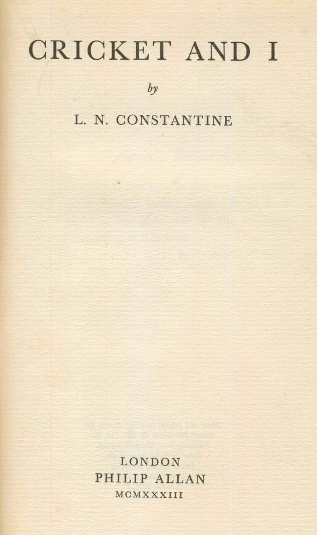 Cricket And I (Hardcover)