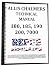 Allis Chalmers 180 Tractor Condensed Service Manual Technical... by Allis Chalmers