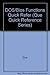 DOS and Bios Functions Quick Reference (Que Quick Reference Series) by Que (1989-03-03)