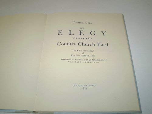 Elegy Written in A Country Church-Yard