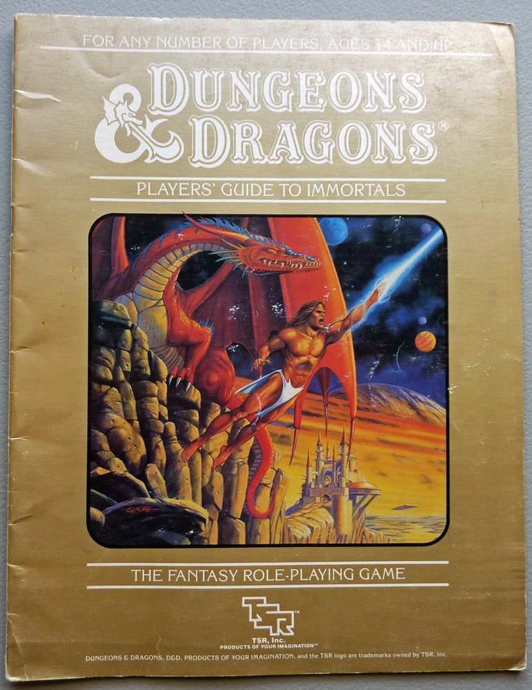 Dungeons and Dragons : Player's Guide to Immortals (Paperback)