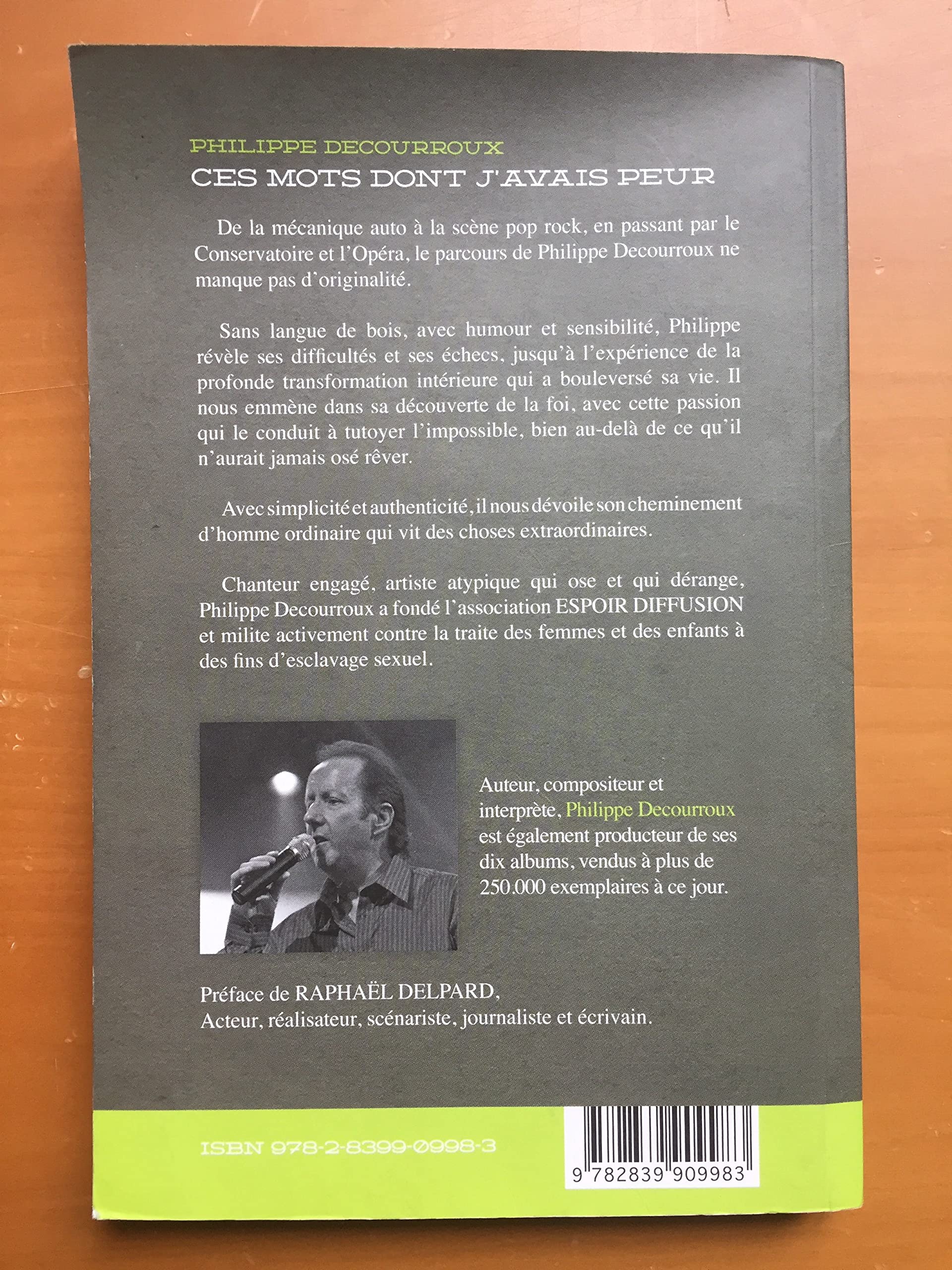 Ces mots dont j'avais peur (Mass Market Paperback)