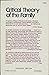 Critical Theory of the Family