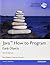 Java How To Program (early objects): Global Edition by Harvey Deitel (2014-10-03)