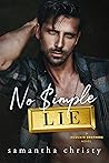 Book cover for No Simple Lie (McQuaid Brothers #3)