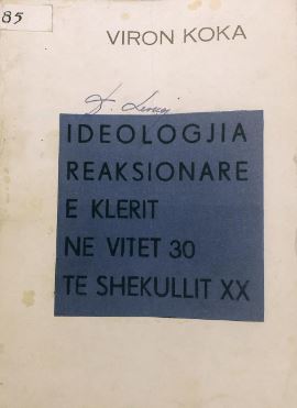 Ideologjia reaksionare e klerit në vitet 30 të shekullit të XX