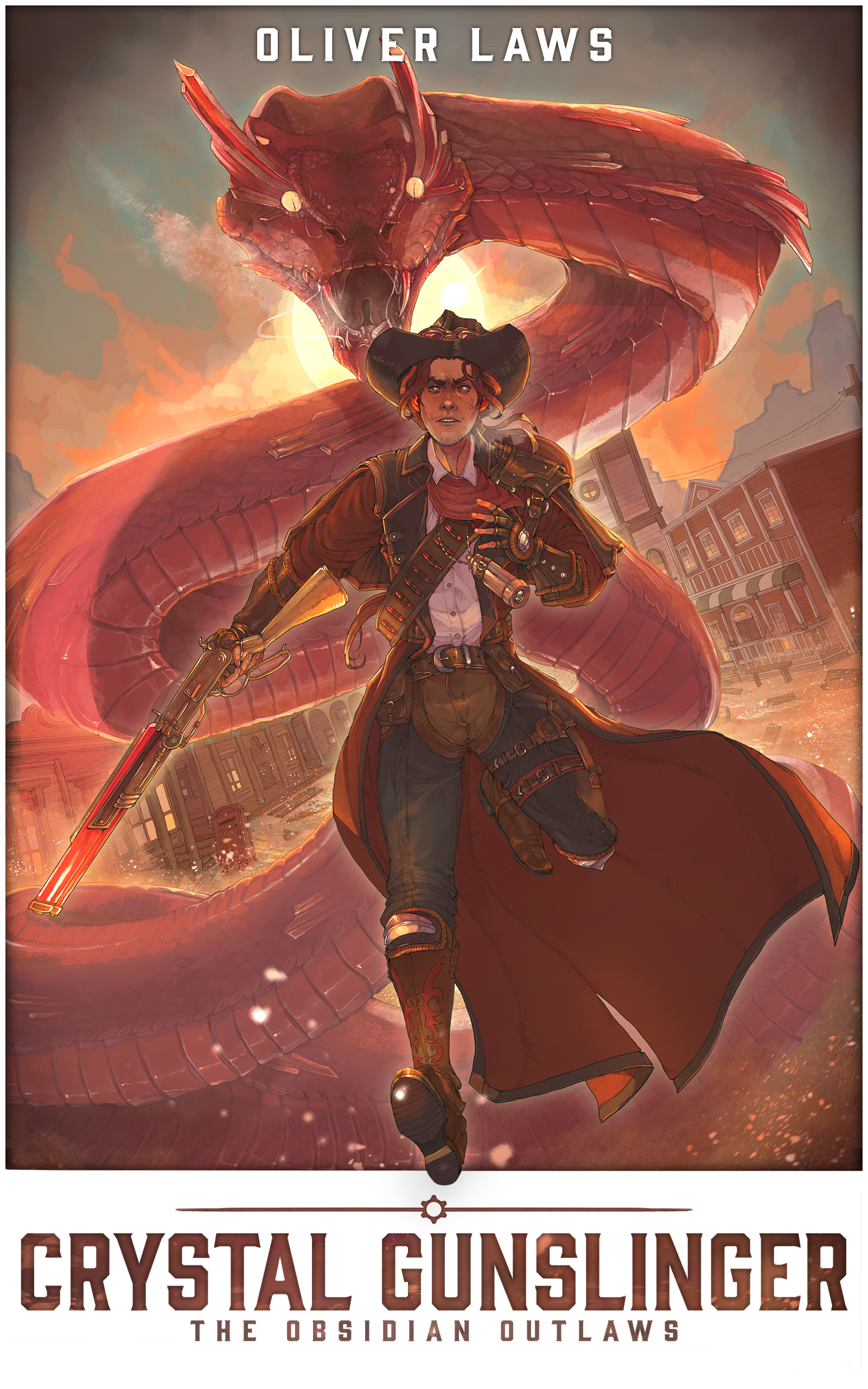 Crystal Gunslinger - The Obsidian Outlaws (Paperback)