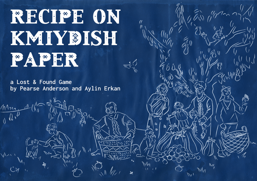 Recipe on Kmiydish Paper
