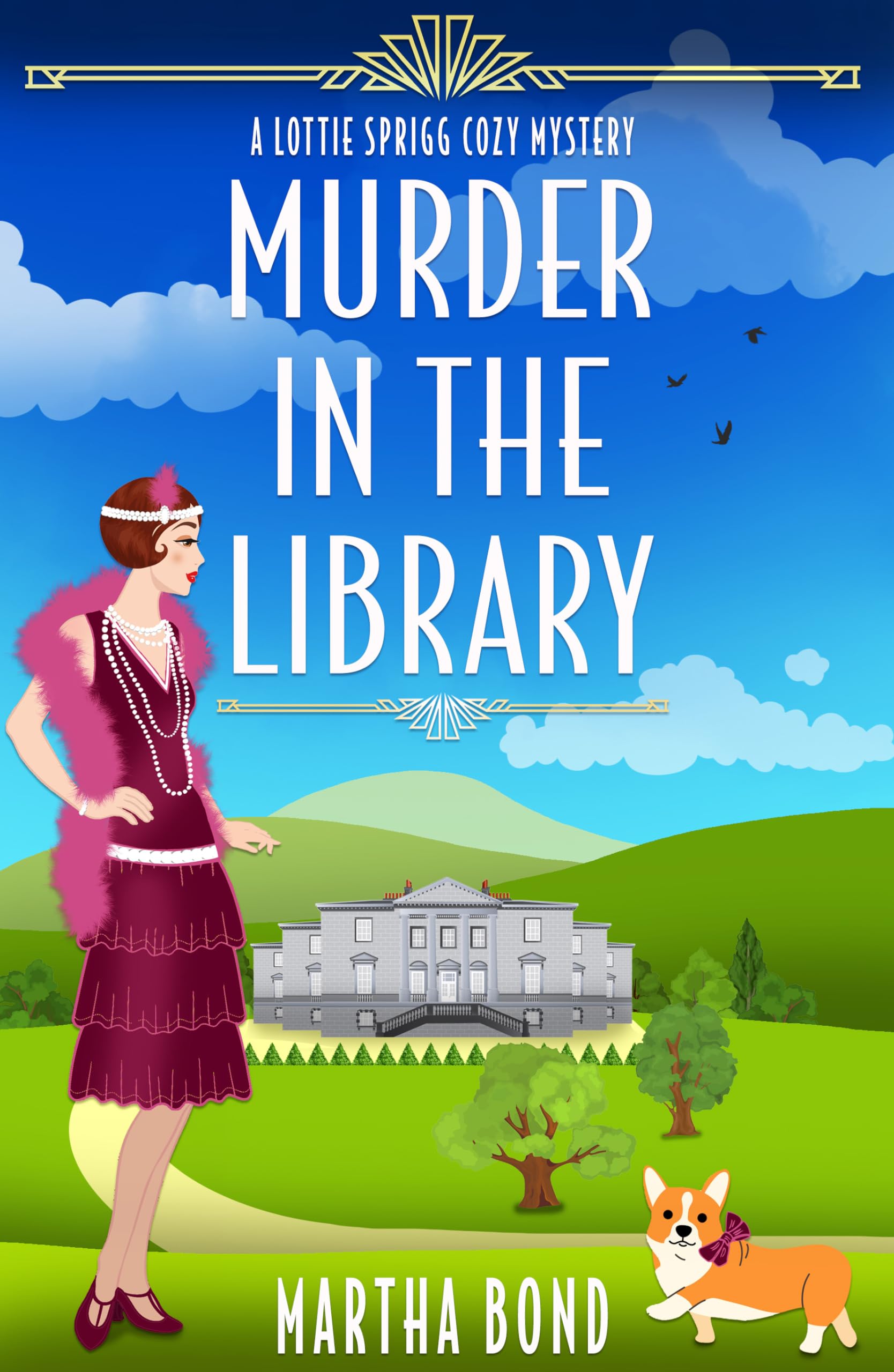 Murder in the Library (Lottie Sprigg Country House #1)