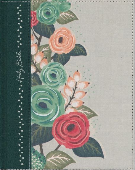 KJV Large Print Bible, Journal the Word, Reflect, Journal or Create Art Next to Your Favorite Verses (Green Cloth Over Board, Red Letter, Comfort Print: King James Version)