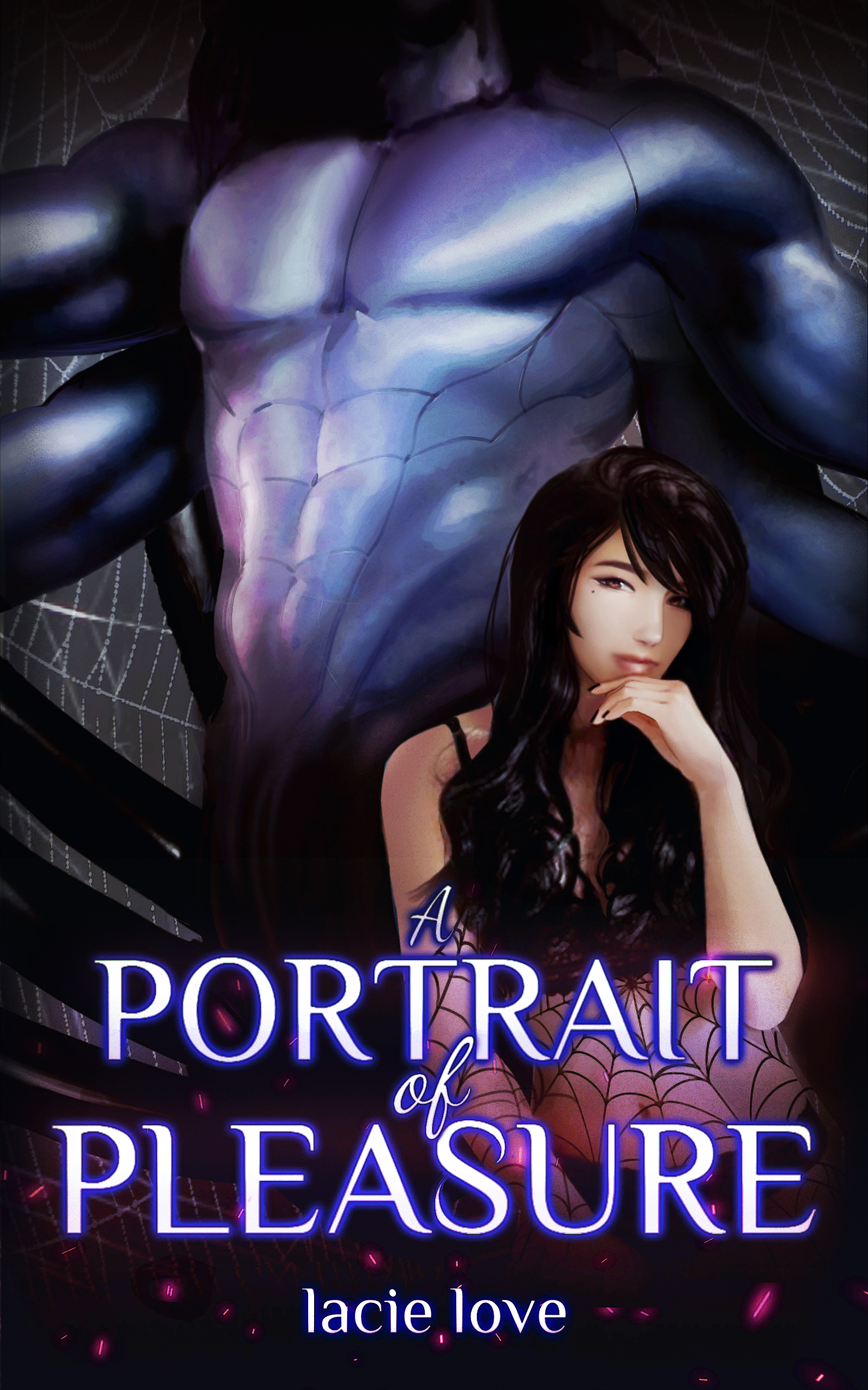 A Portrait of Pleasure: A Steamy & Cozy, Fall Vibes Spider Monster Romance (A Witch's Guide to Safe Monster Hex Book 1)