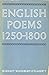 English Poems, 1250-1800