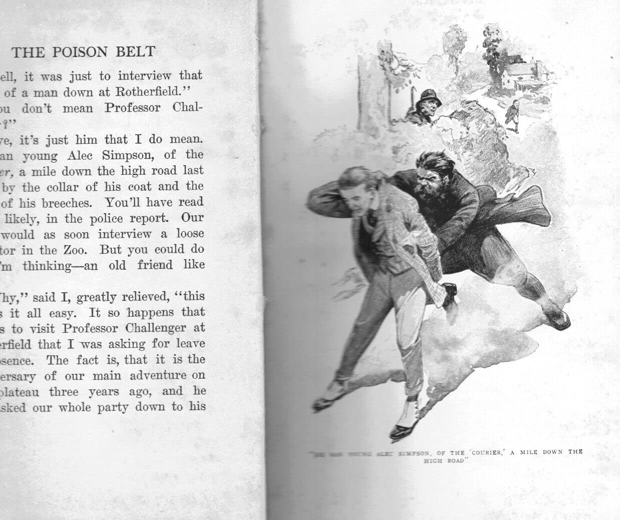 1913 1ST ARTHUR CONAN DOYLE PROFESSOR CHALLENGER POISON BELT SCIENCE FICTION 1ST [Hardcover] SIR ARTHUR CONAN DOYLE