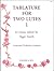 Tablature for 2 Lutes - Vol...