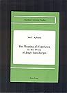 The Meaning of Experience in the Prose of Jorge Luis Borges (American University Studies)