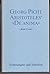 Aristoteles' "De anima" (Vorlesungen und Schriften / Georg Picht) (German Edition)