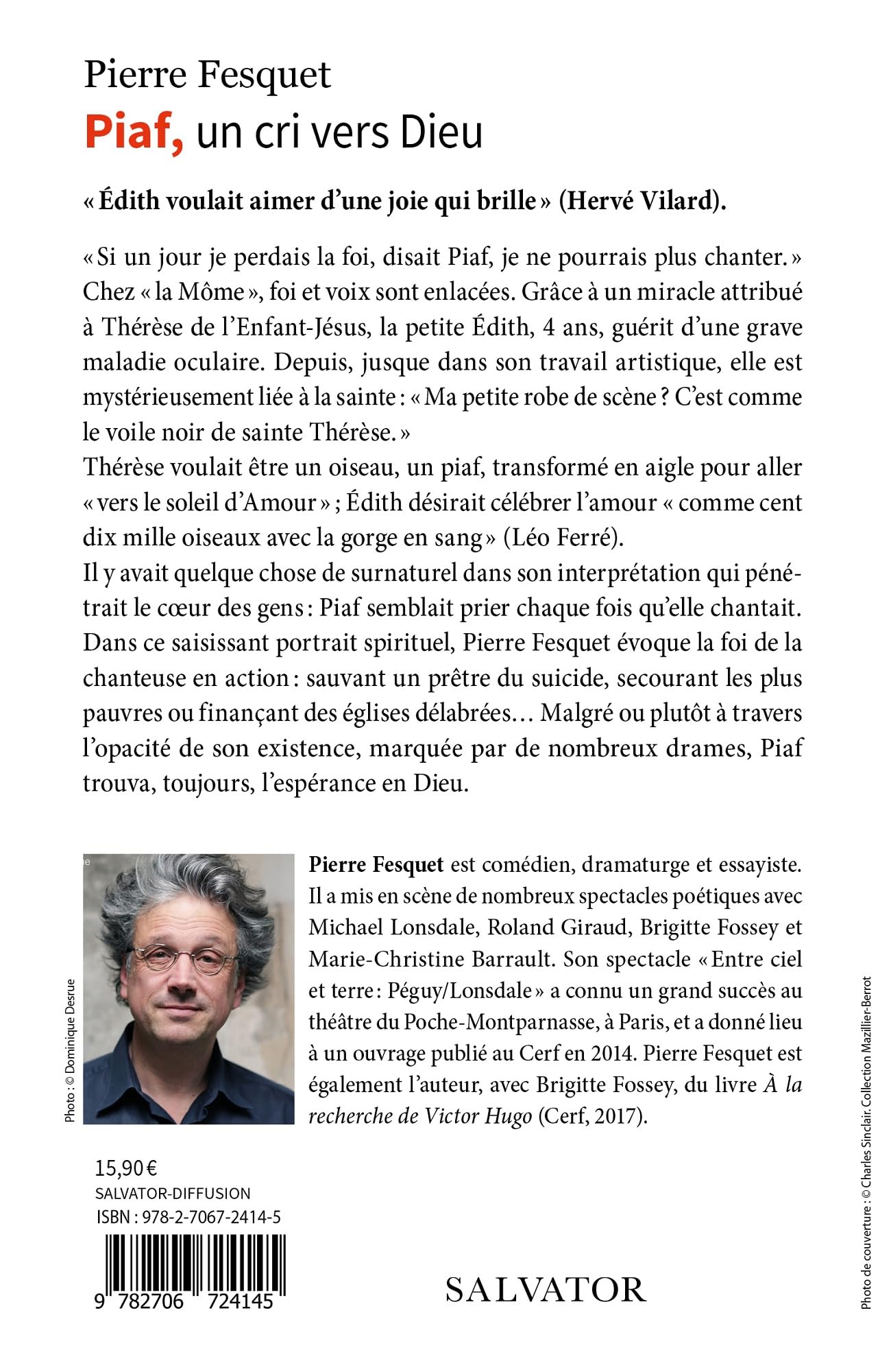 Piaf: Un cri vers Dieu (Paperback)