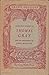 Selected Poems of Thomas Gray