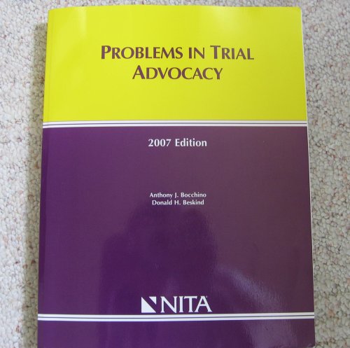 Problems in Trial Advocacy (Paperback)