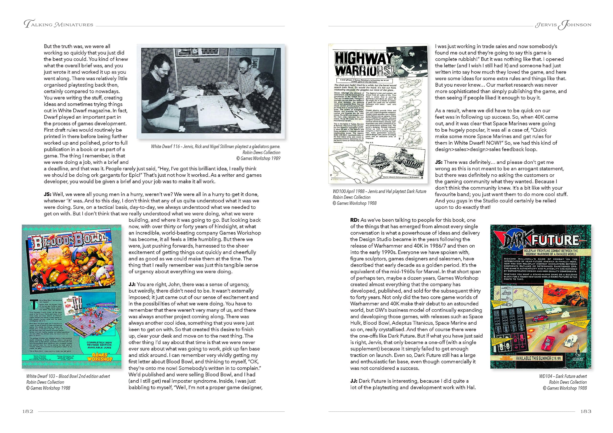 Talking Miniatures (Conversations about Early years of Games Workshop and Citadel Miniatures)