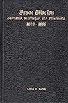 Osage Mission Baptisms Marriages and Interments 1820 1886