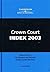 Crown Court Index 2003 by Peter Morrish