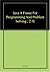 Java A Frame For Programming And Problem Solving ; 2 /E