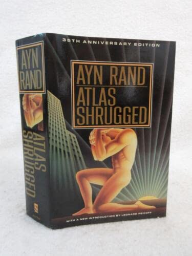 ATLAS SHRUGGED Dutton 1st Printing thus 1992 HC/DJ 35th Anniverary