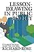 Lesson-Drawing in Public Policy: A Guide to Learning Across Time and Space (Public Administration and Public Policy) by Richard Rose (1993-06-01)